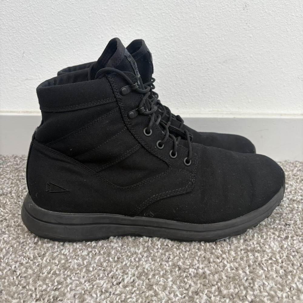 GORUCK Jedburgh Boots Mens 10.5 Black Canvas Hiking Rucking Unisex Womens 12.5